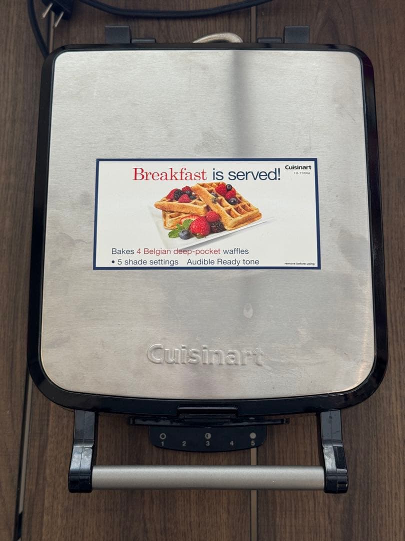 クイジナート ワッフルメーカー4枚焼き