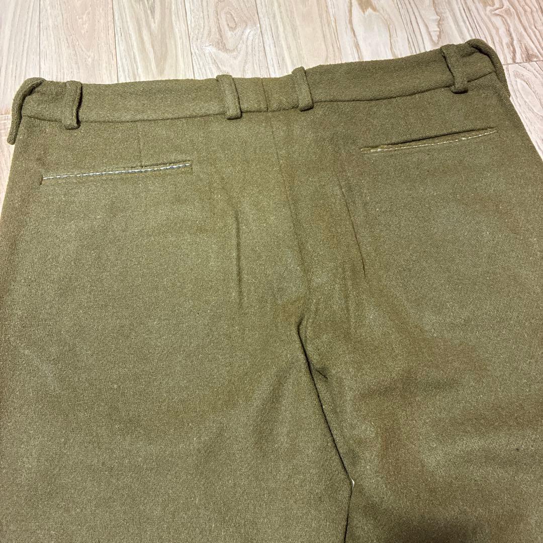 Frank leder フランクリーダー ウールトラウザー パンツ L 美品
