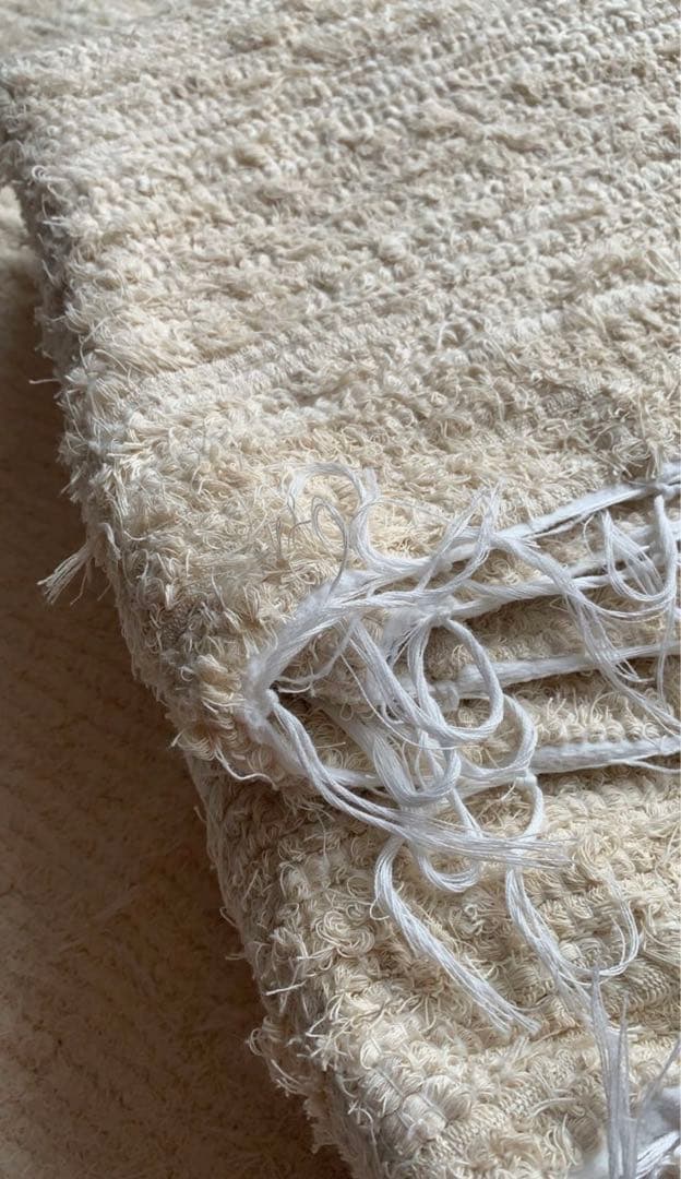 ラグ・カーペット mikanueverydaybag shaggy cotton rug