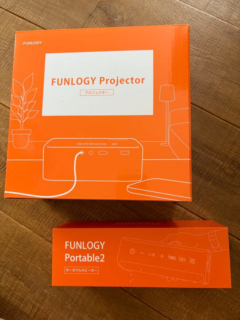 FUNLOGY プロジェクター ➕スピーカー付