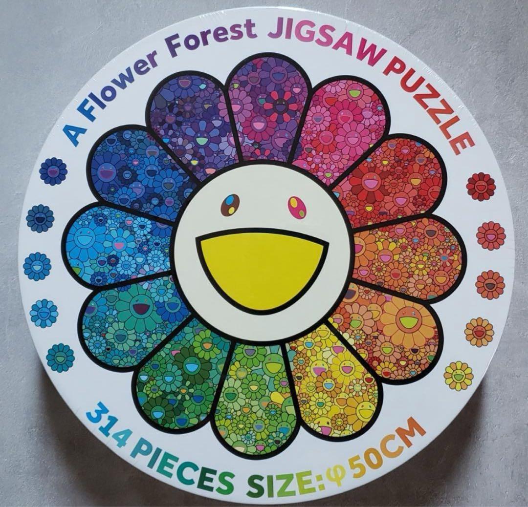 村上隆　フラワー 型　ジグソーパズル　カイカイキキ
