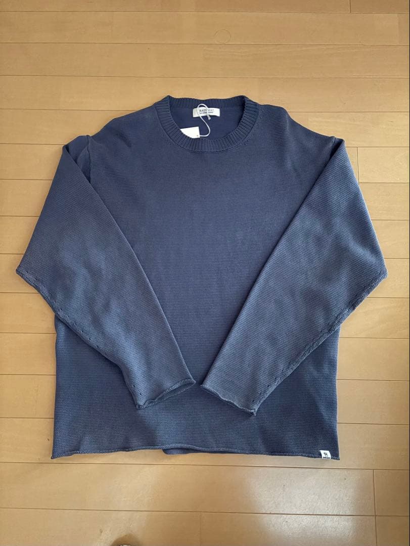 H*6様 Radiall クルーネックセーター S スモークブルー未使用品