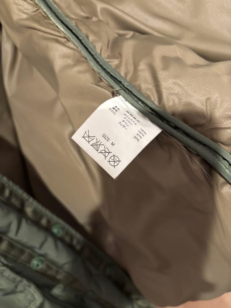 LA MOND. ダブルスナップ　キルティング　ダウンベスト　ラモンド