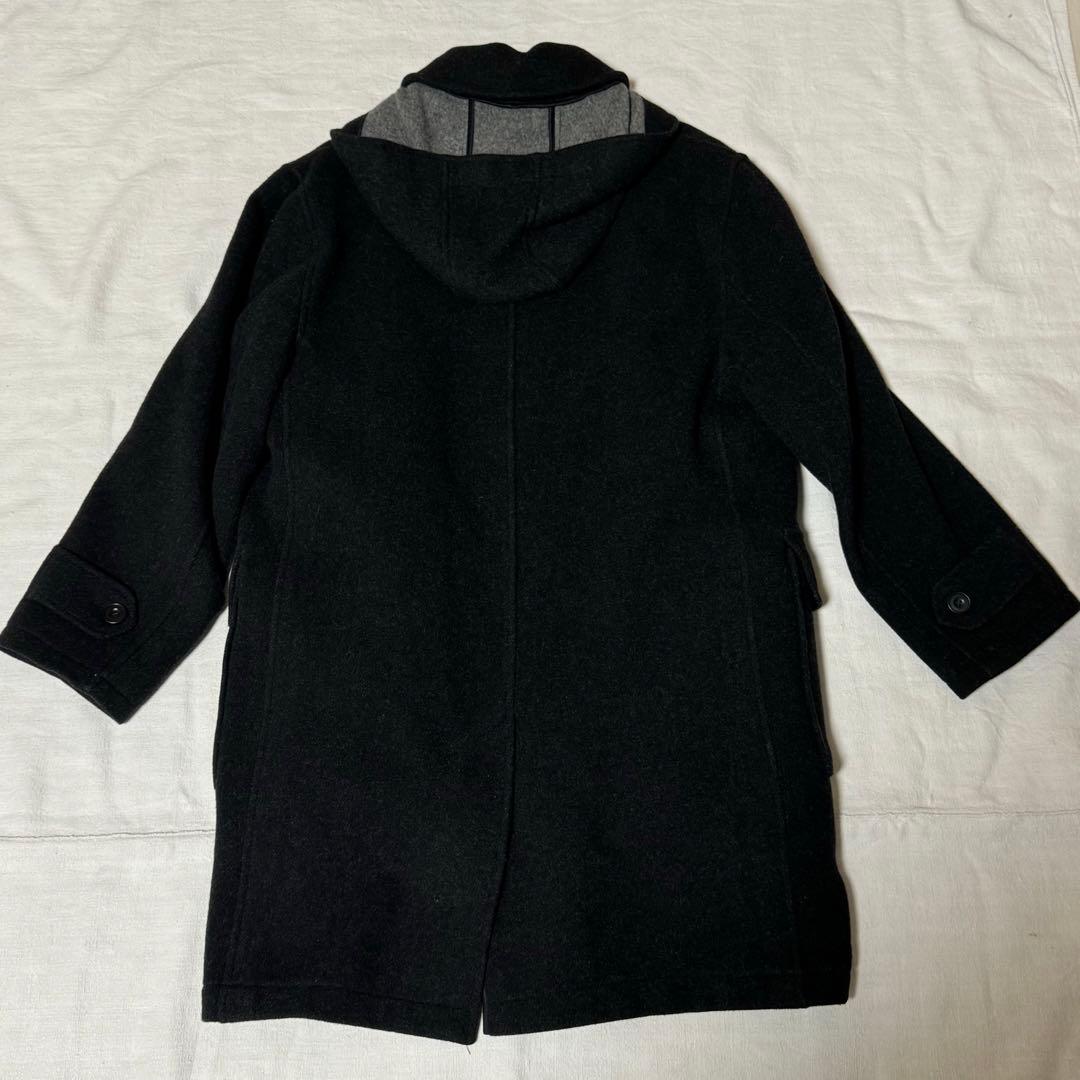 美品BrooksBrothersダッフルコートM黒イングランド製ウール