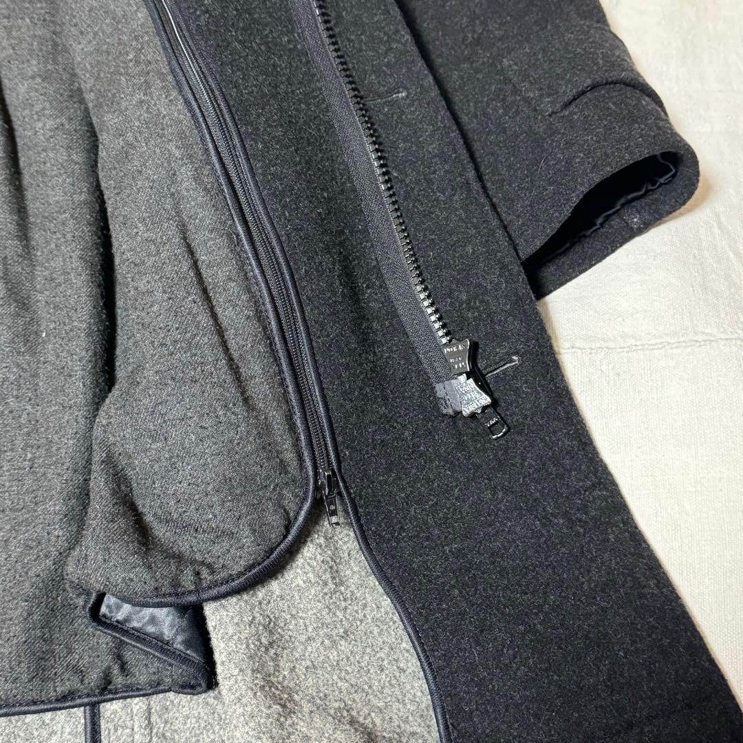 美品BrooksBrothersダッフルコートM黒イングランド製ウール