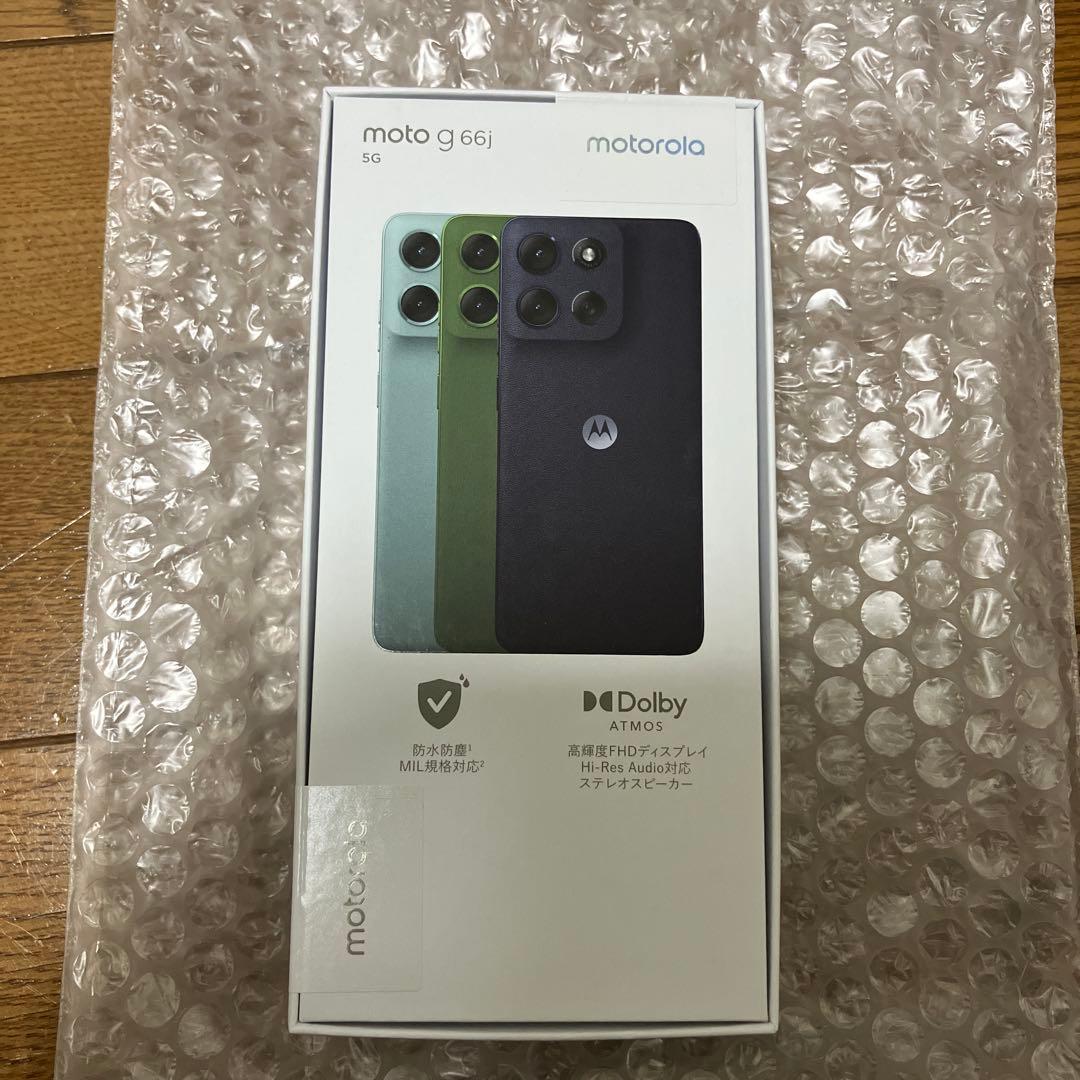 【新品 未開封品】motorola moto g66j 5G ディルグリーン