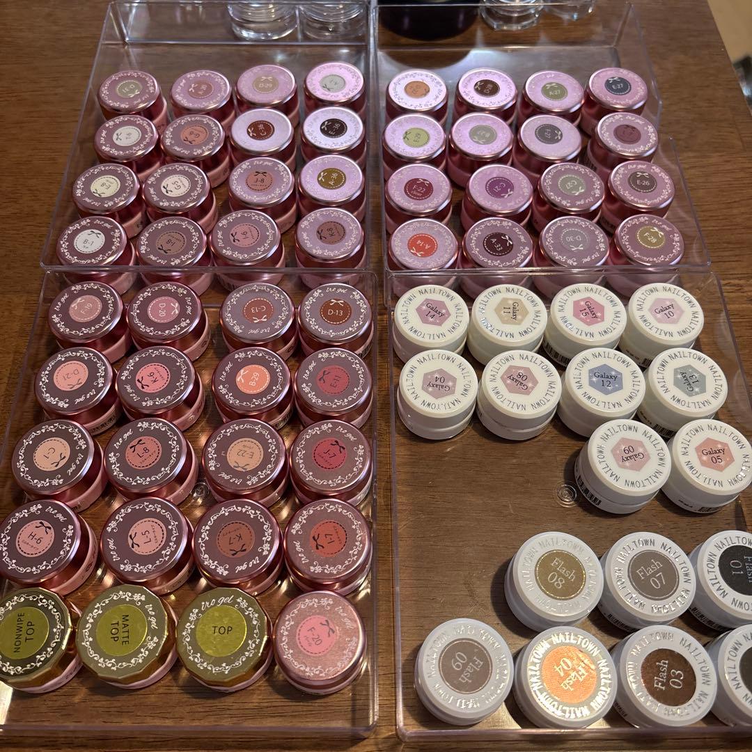 多色ジェルネイル・ネイルパーツセット