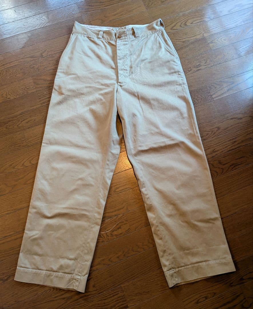1954 US ARMY チノパンツ 50s 実寸33/30