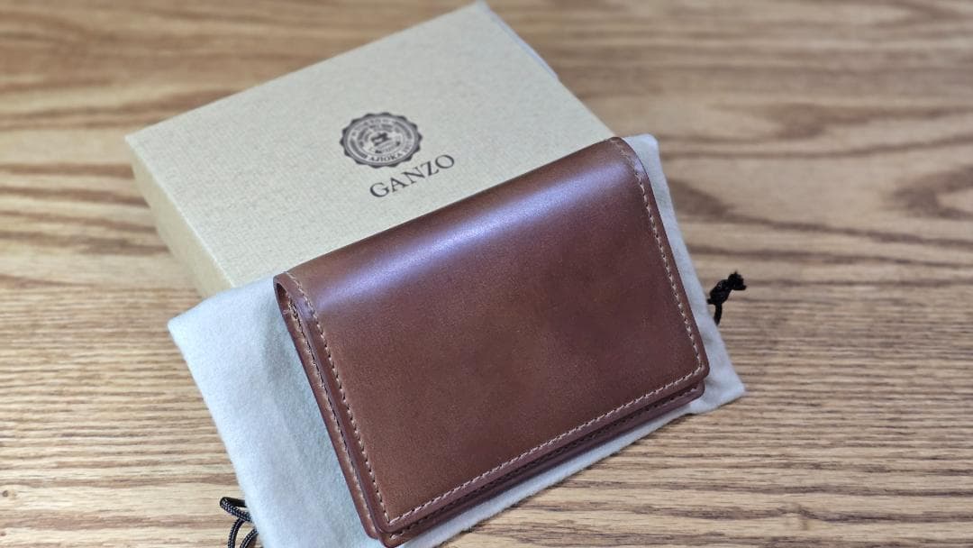 GANZO SHELL CORDOVAN 2 (シェルコードバン2) 名刺入れ