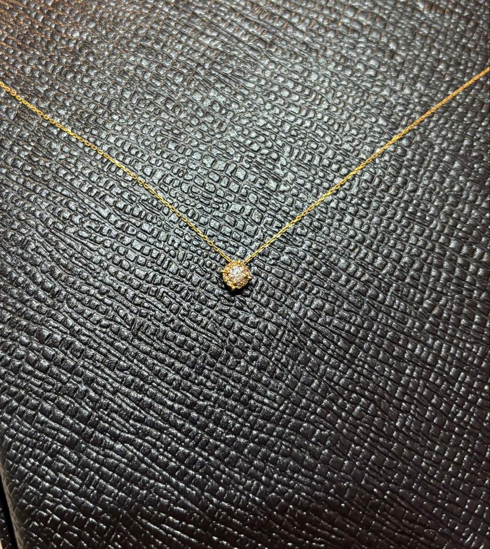 ヴァンドーム青山　ダイヤネックレス　K18