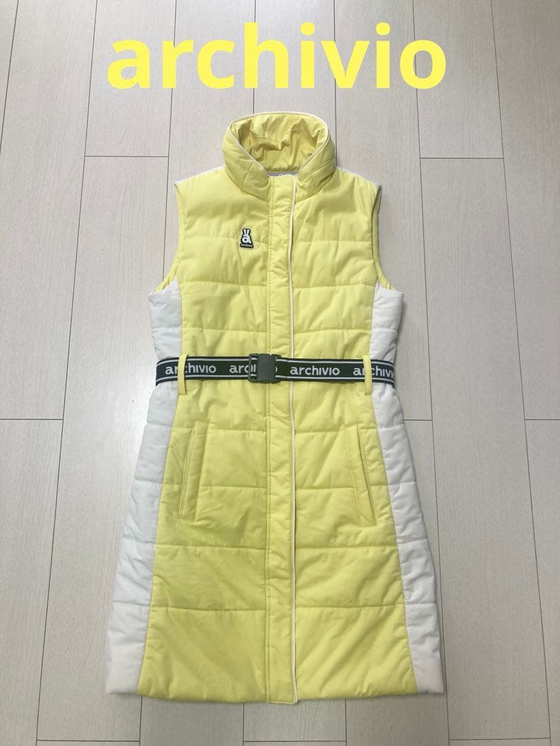 (美品)アルチビオarchivio 蓄熱中綿ワンピース サイズ36