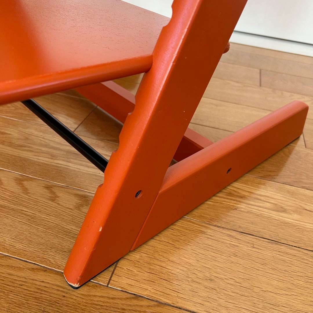 れんこん　新型　ストッケ トリップトラップ オレンジ　No4