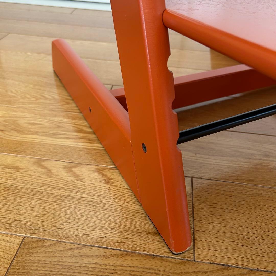 れんこん　新型　ストッケ トリップトラップ オレンジ　No4