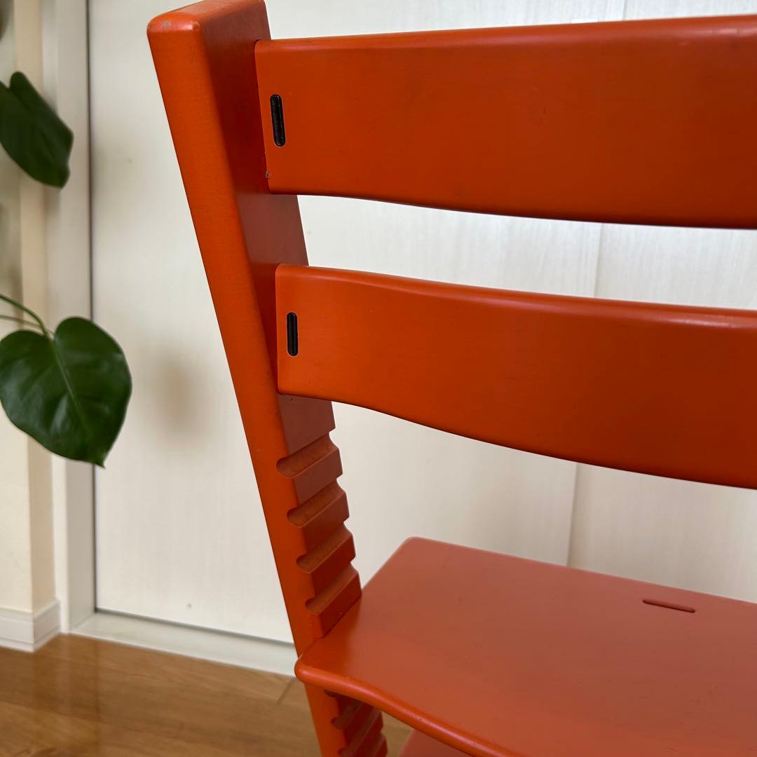 れんこん　新型　ストッケ トリップトラップ オレンジ　No4