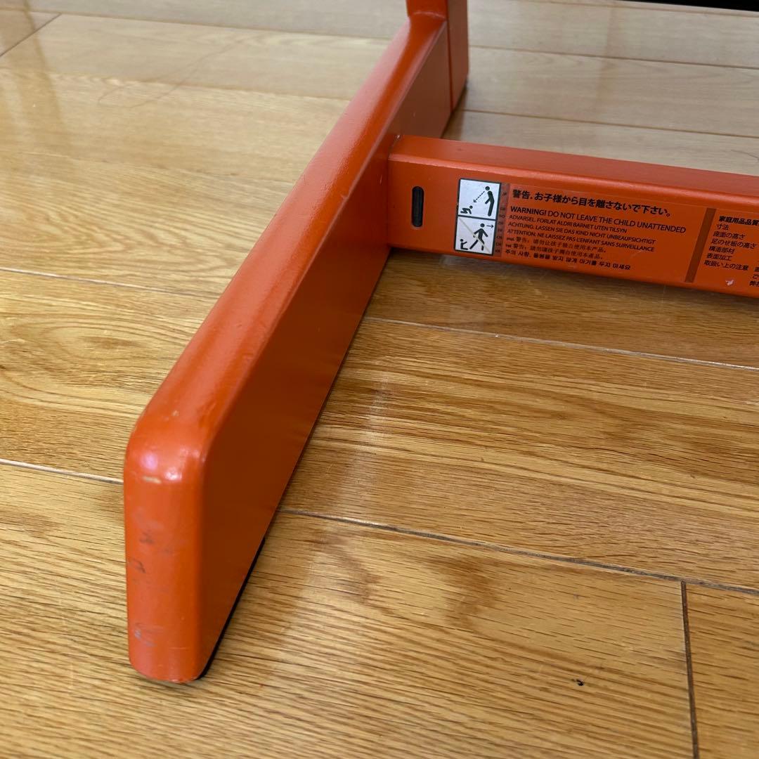 れんこん　新型　ストッケ トリップトラップ オレンジ　No4