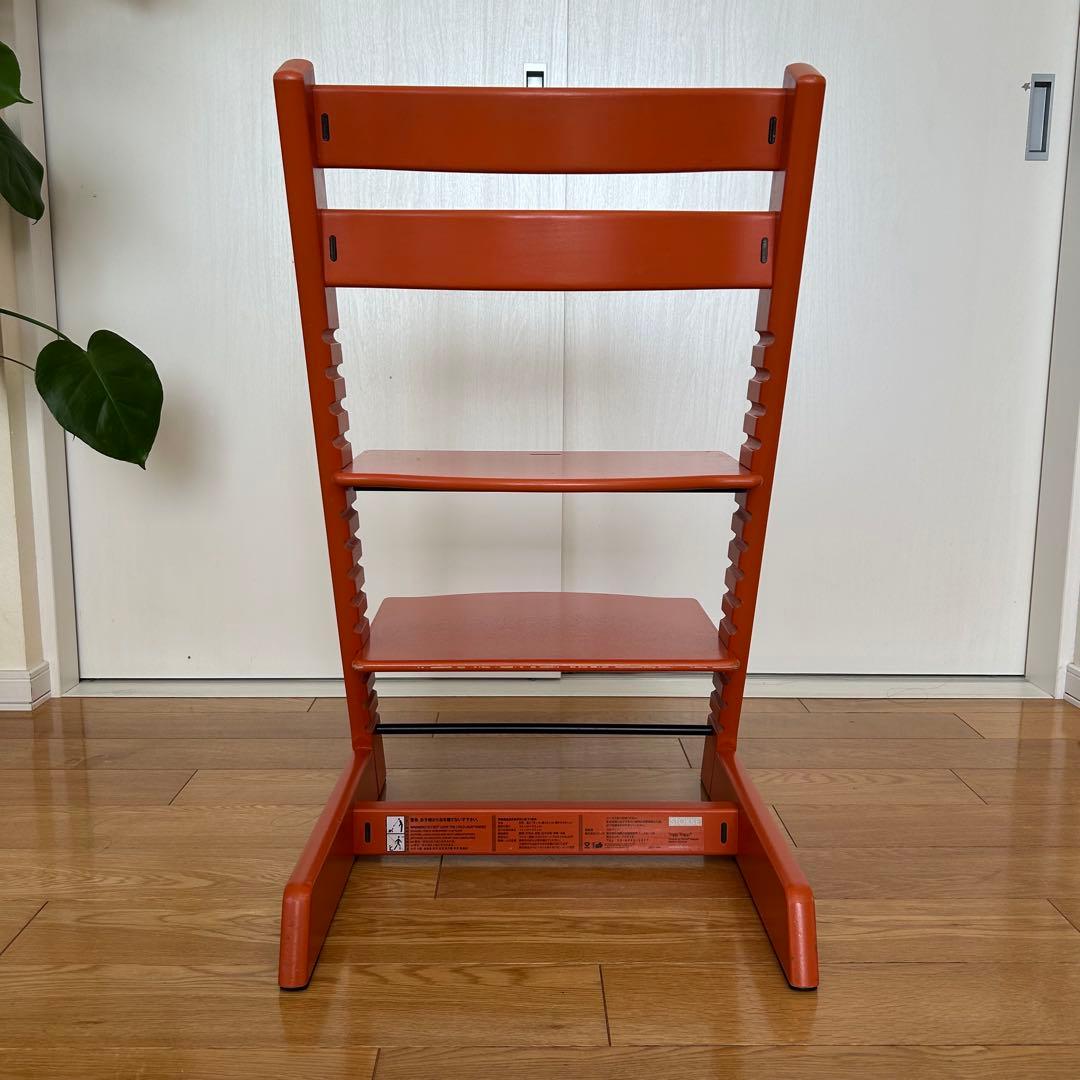 れんこん　新型　ストッケ トリップトラップ オレンジ　No4