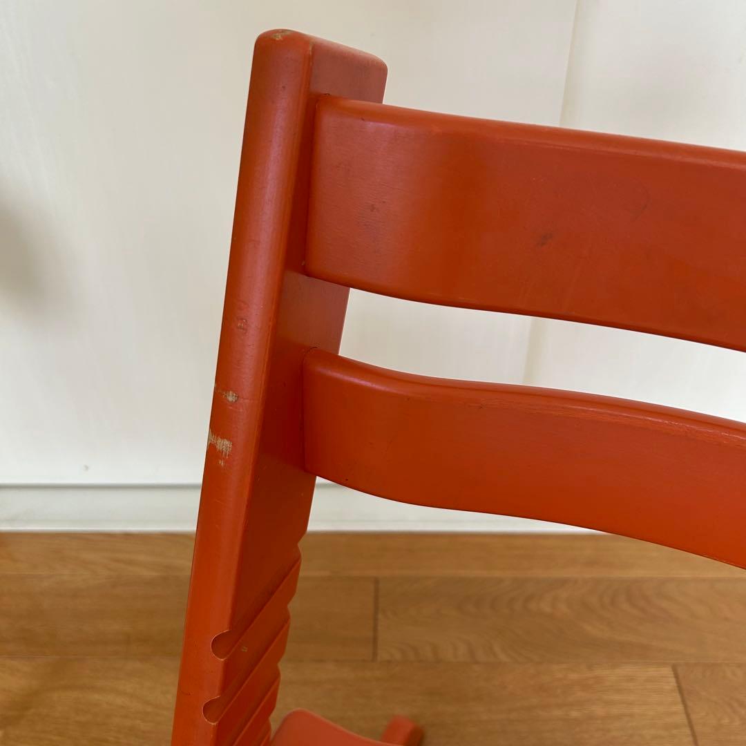 れんこん　新型　ストッケ トリップトラップ オレンジ　No4