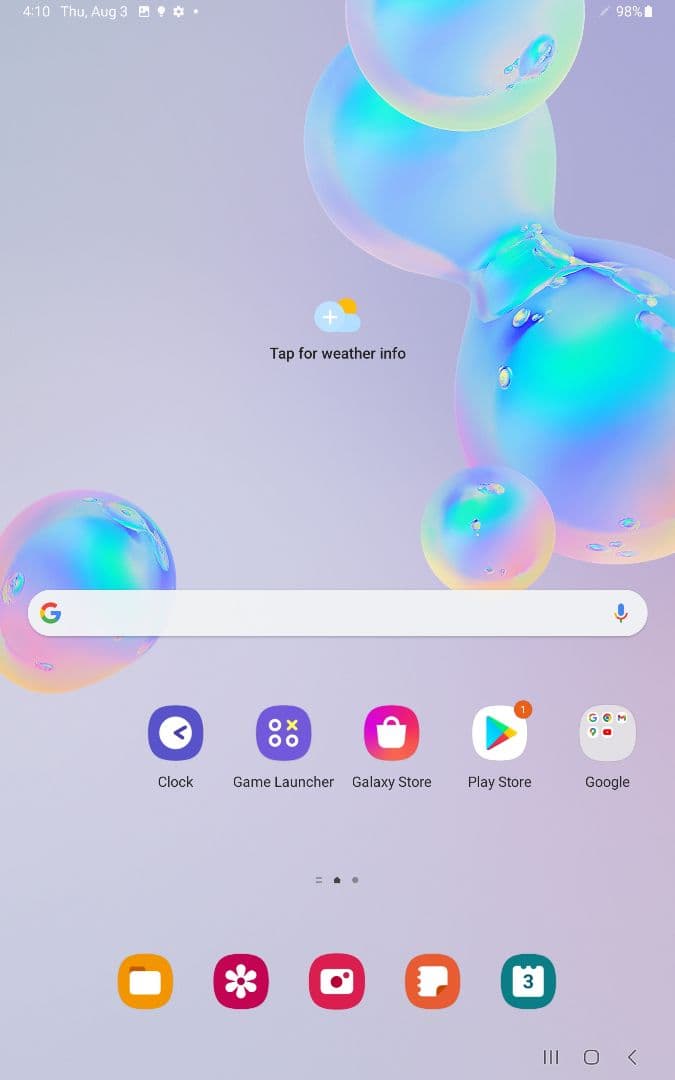 Samsung Galaxy Tab S6 キーボードカバー付き