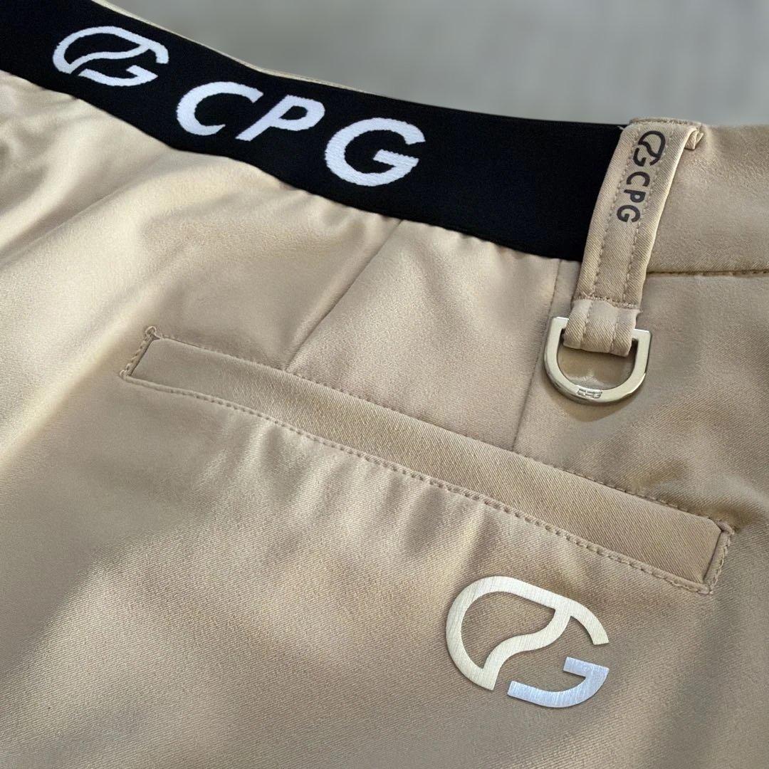 【新品タグ付】 CPG♪ベージュ スカートサイドスリット インナーパンツ一体型