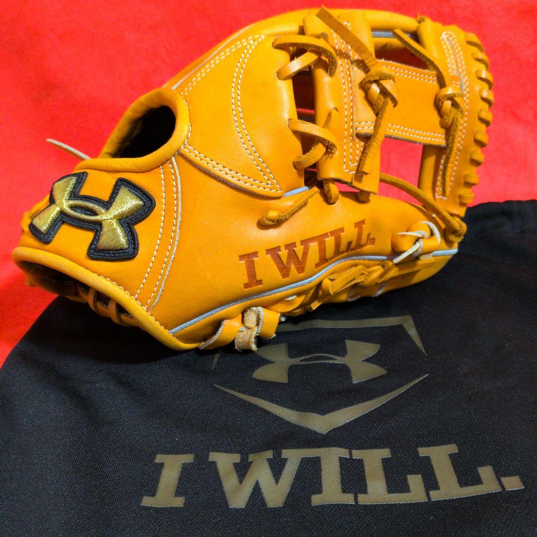 【良品】UNDER ARMOUR★IWILL★QBB0249／軟式グラブ／内野手