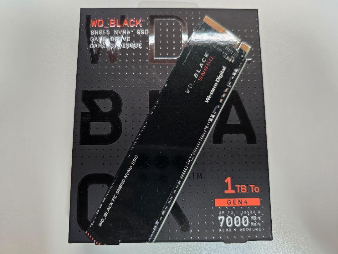 WD BLACK SN850 NVMe SSD 1TB ②