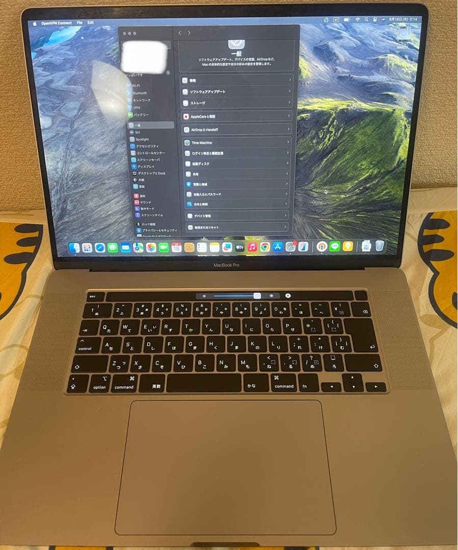 Apple MacBook Pro 16インチ スペースグレー