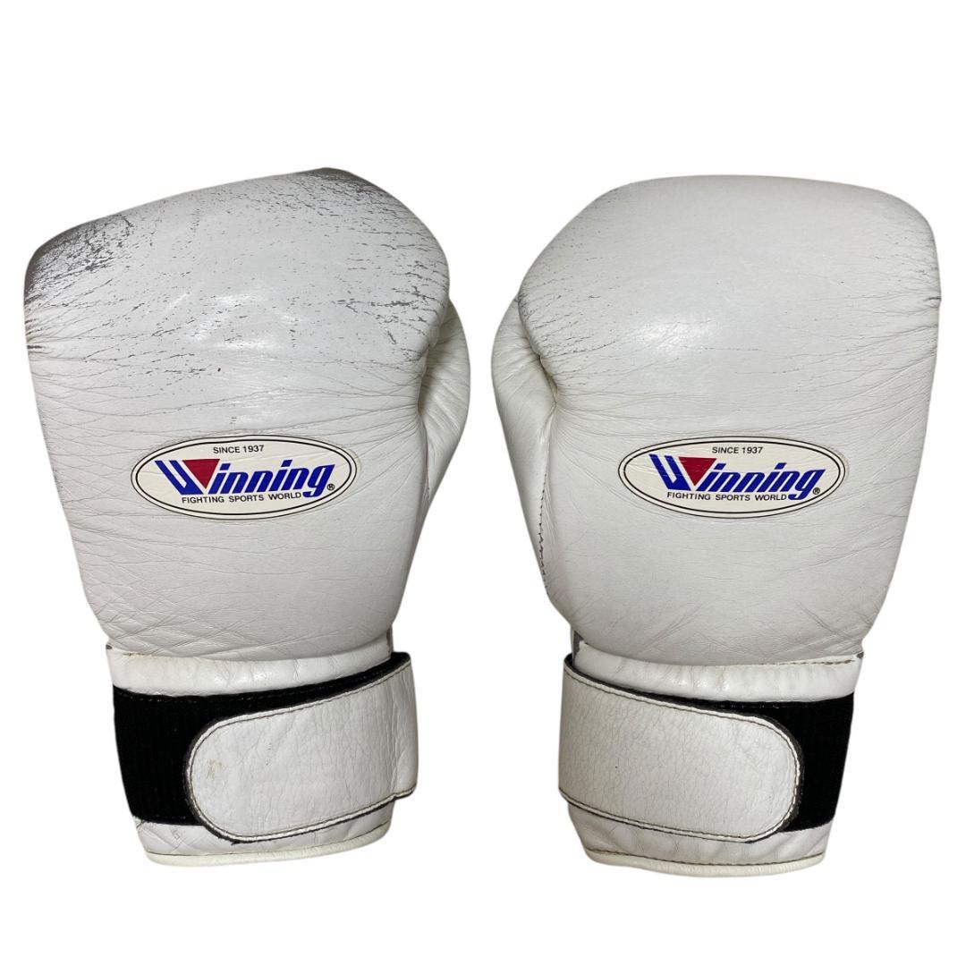 Winning ウイニング ボクシンググローブ14OZ マジックテープ ホワイト