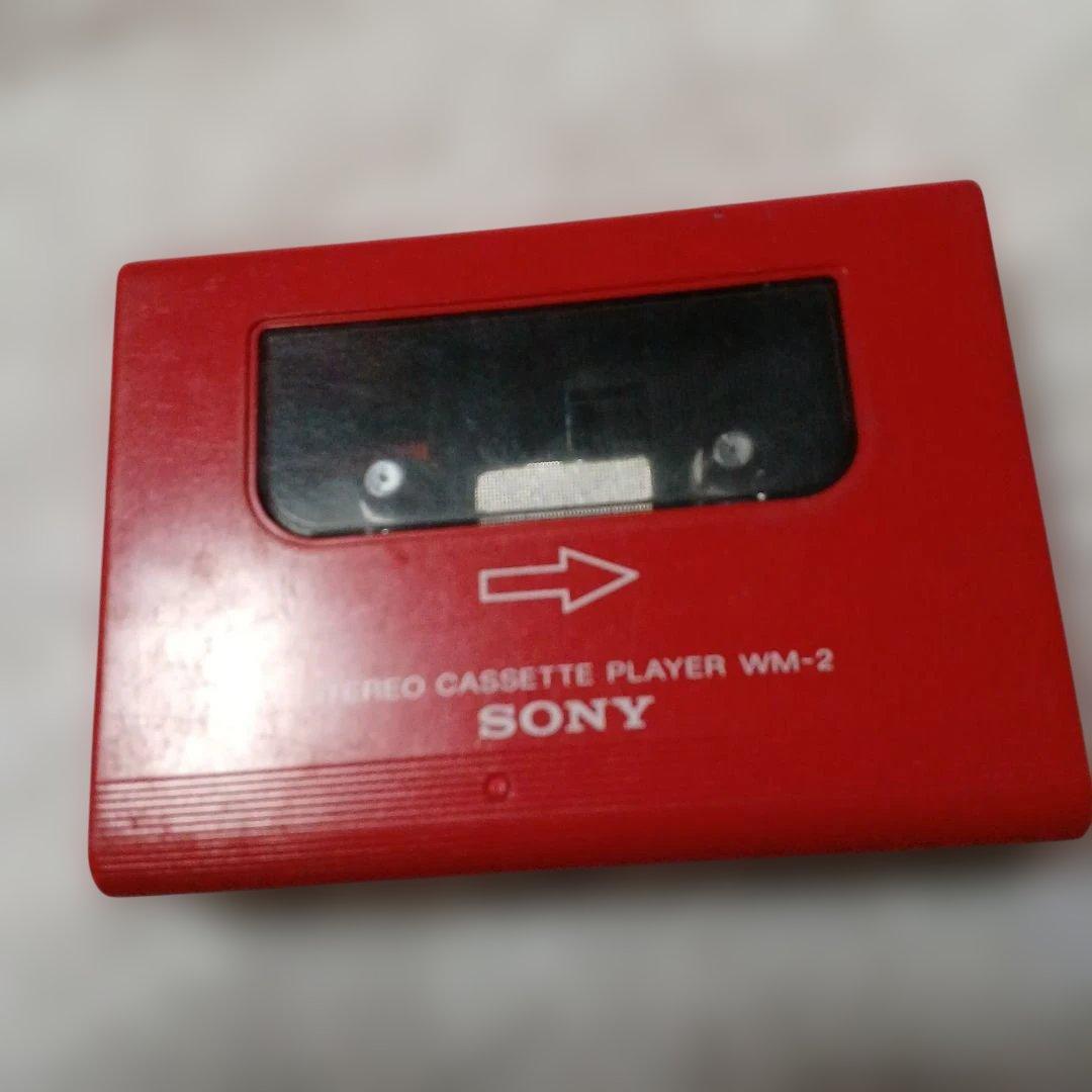 SONY WALKMAN II カセットプレーヤー レッド