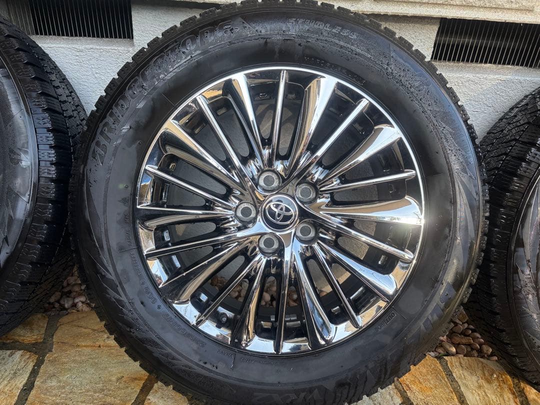 【早期売却希望】エグゼクティブラウンジ純正アルミホイールスタッドレスセット