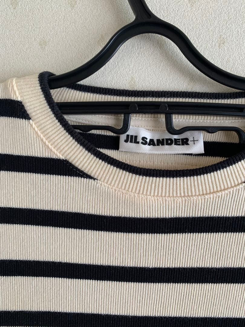 JIL SANDER+ ストライプ 長袖 Tシャツ