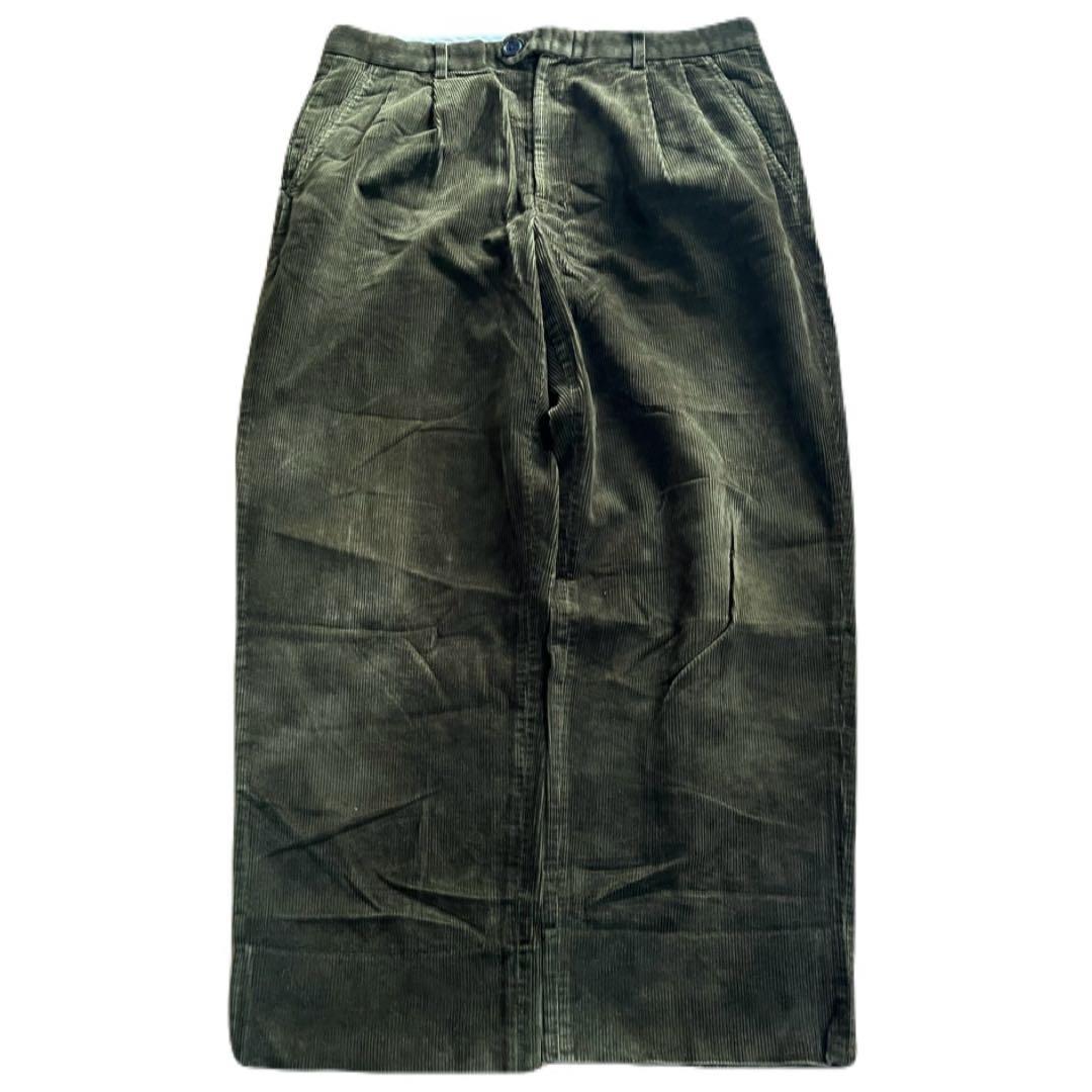 BURBERRY 90s コーデュロイパンツ ワイド ストレート