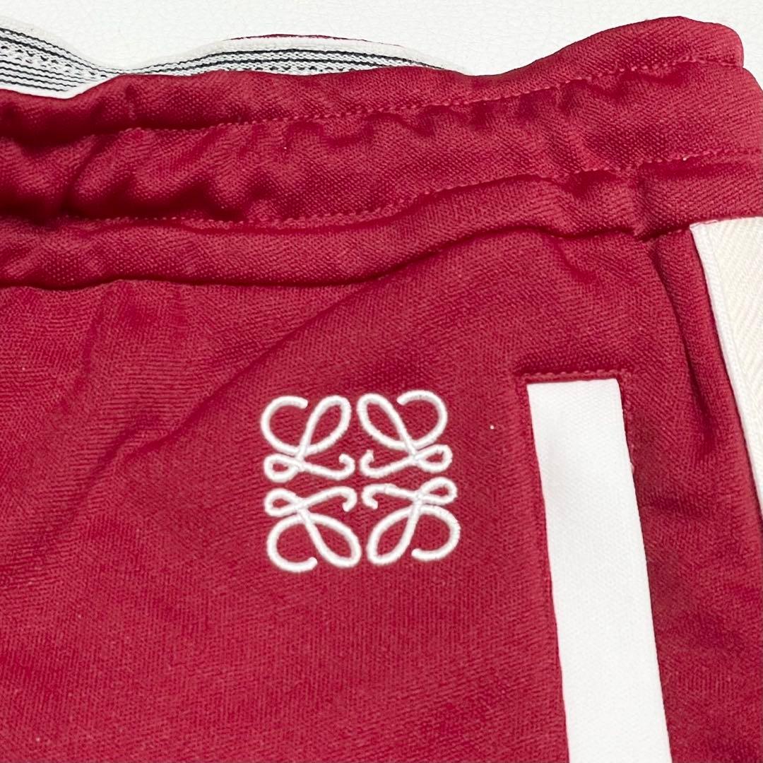 美品 LOEWE ロエベ ハーフパンツ ショートパンツ アナグラム レッド 赤