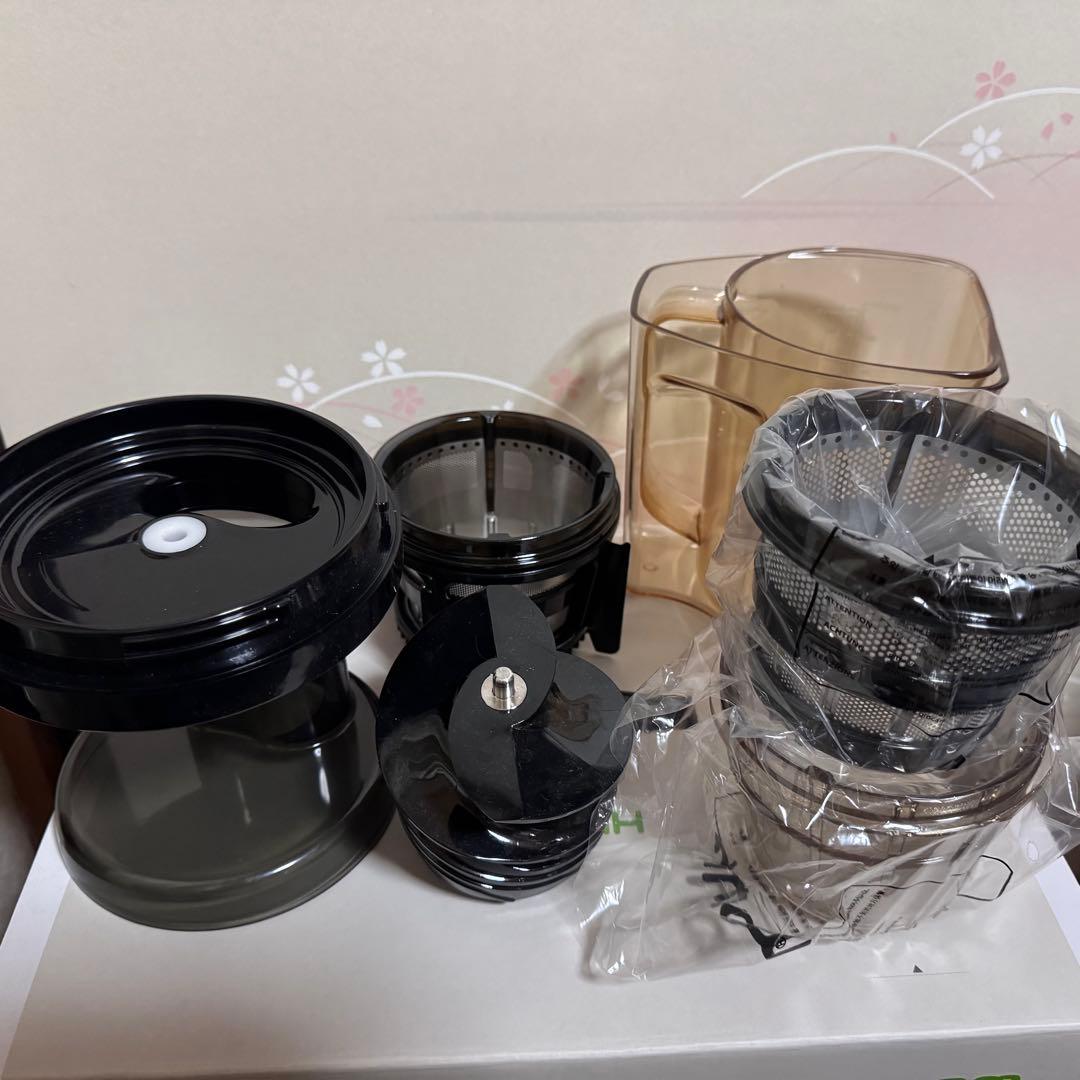 【美品】Hurom ヒューロム スロージューサー マットブラック