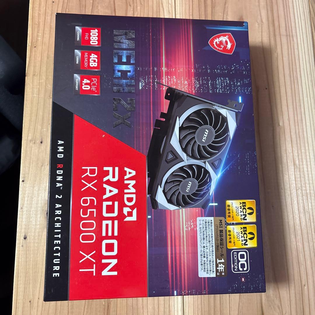 グラフィックボード・グラボ・ビデオカード AMD Radeon RX 6500 XT 4GB GDDR6