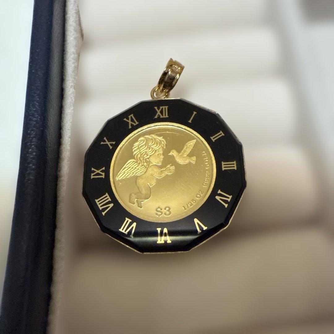 24金/18金エリザベス2世 オクタゴナルペンダント