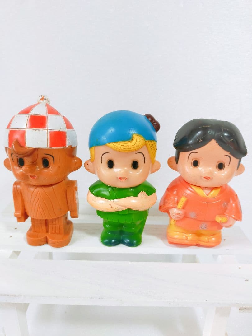 【希少】信用金庫 ソフビ 貯金箱　昭和レトロ／激レア　9個セット