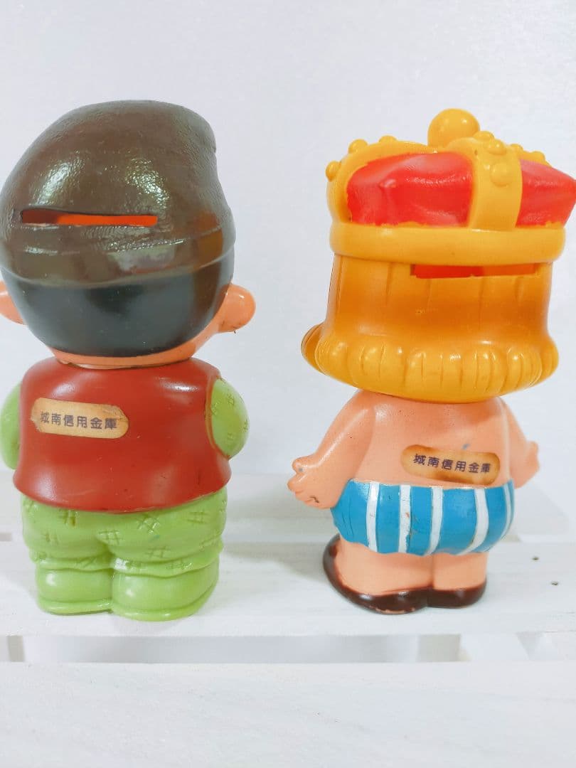 【希少】信用金庫 ソフビ 貯金箱　昭和レトロ／激レア　9個セット