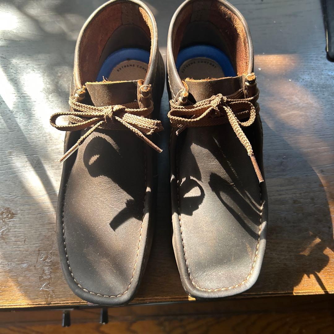 クラークス　ワラビーブーツモカシン　シェーカーズブーツ　24cm