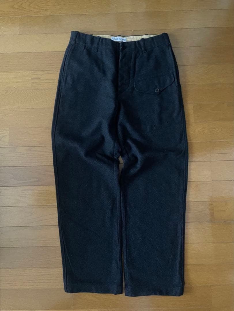 90s STONE  ウールスラックス