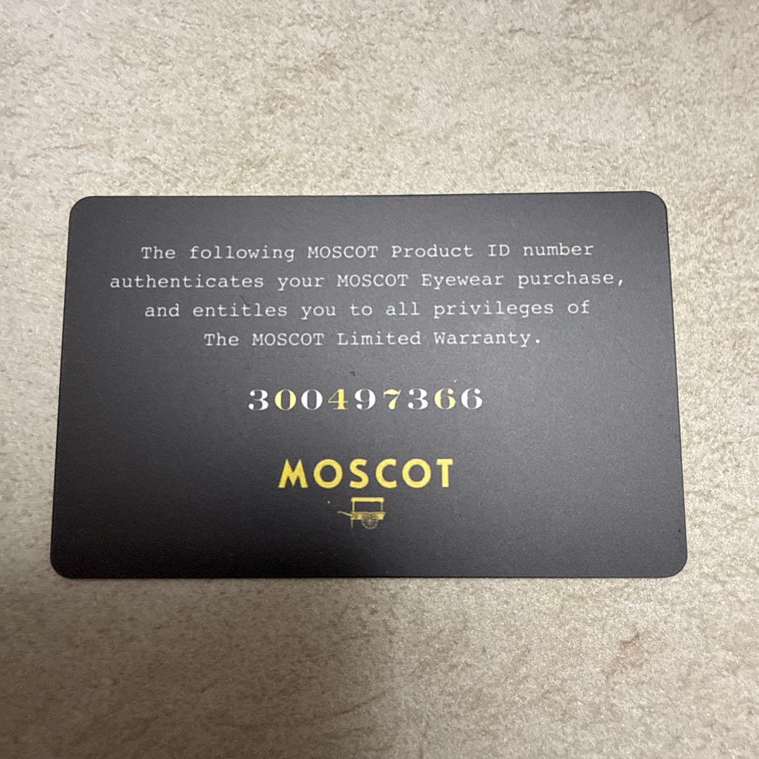 【保証書付】MOSCOT サングラス