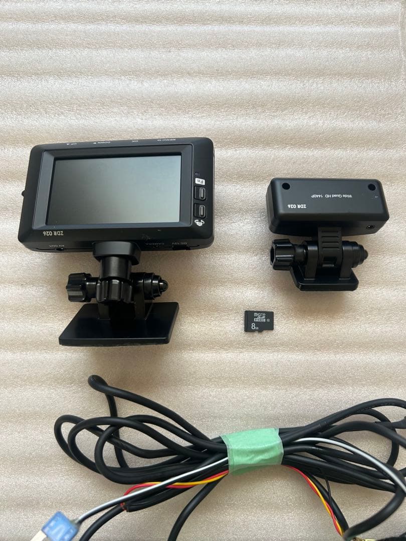 コムテック　ドライブレコーダー　ZDR026 前後カメラ　動作確認済み
