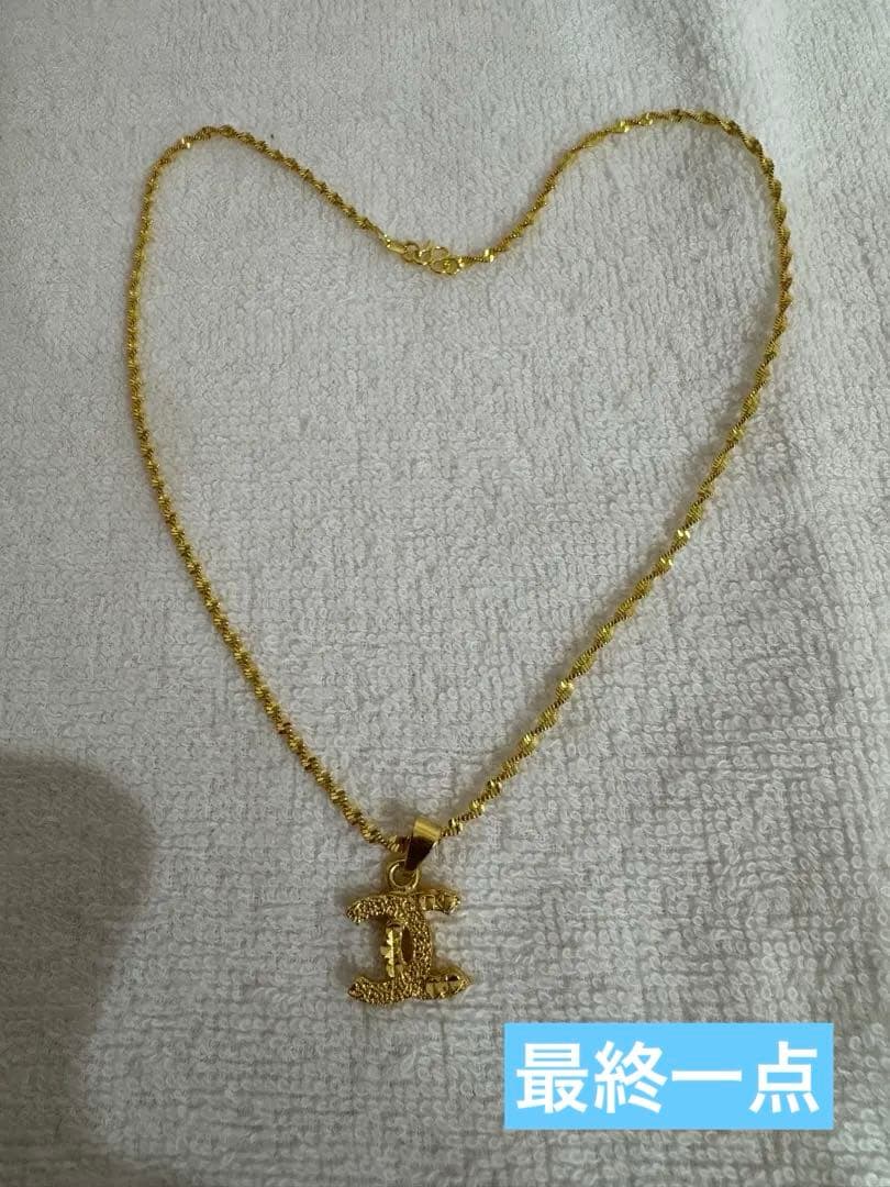 新品　ゴールド Cロゴ ネックレス　999刻印有り　5g 即購入可