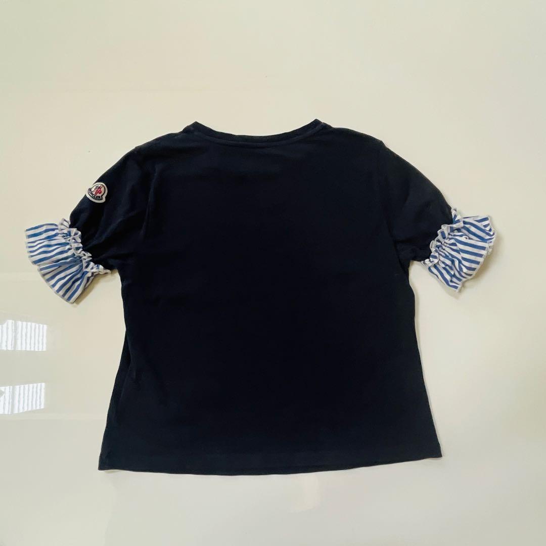 極美品 MONCLER ネイビー Tシャツ 140cm