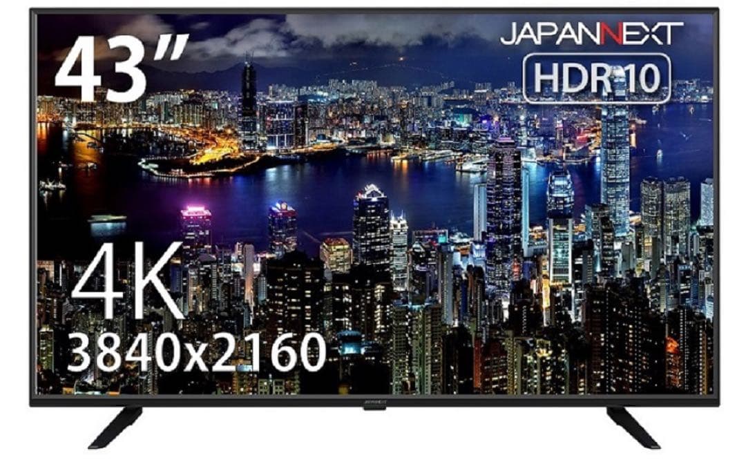 即日受渡❣️全国送料込JAPANNEXT 43インチ 大型 モニター4K新品未使用