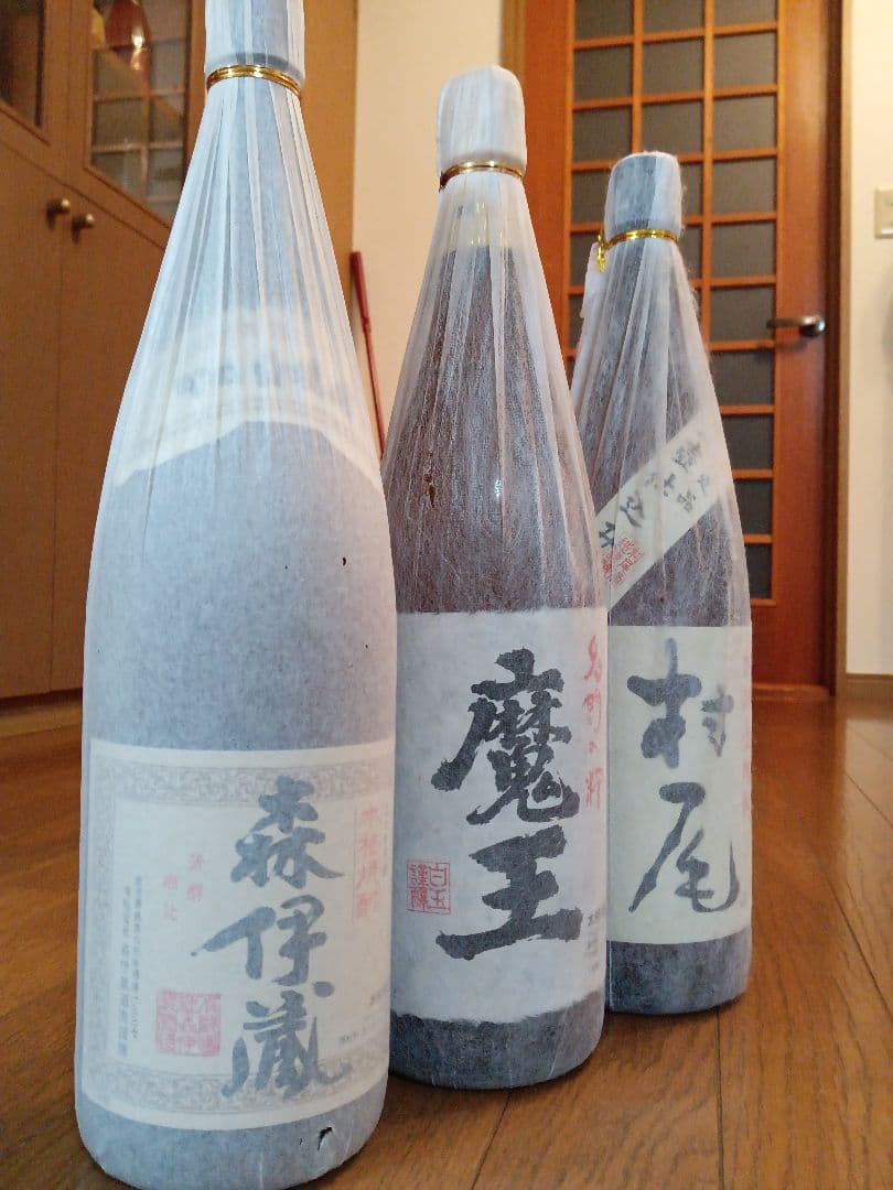 芋焼酎　3M　3本セット　森伊蔵　村尾　魔王　一升瓶