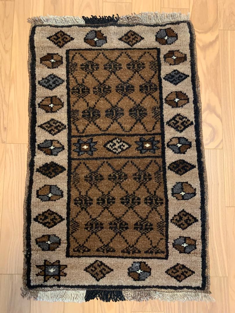 トルコ　ヴィンテージラグ　カルス　ヤストゥック　57×90cm　ギャッベ　トゥル