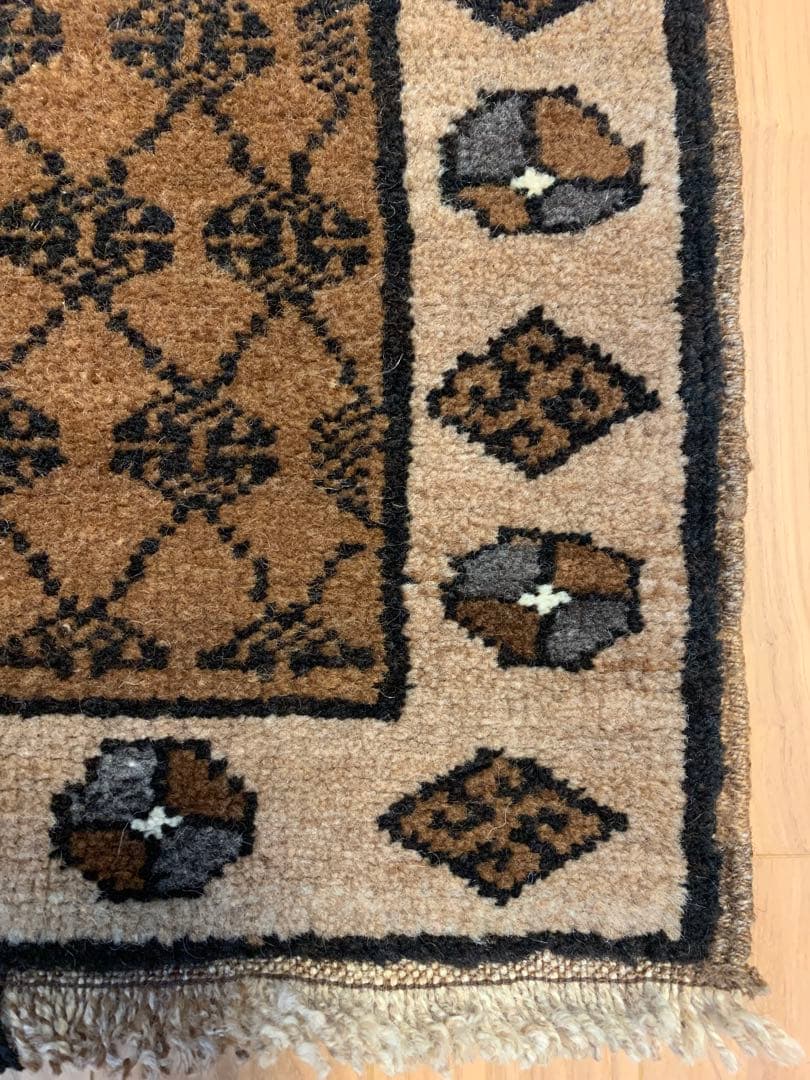 トルコ　ヴィンテージラグ　カルス　ヤストゥック　57×90cm　ギャッベ　トゥル