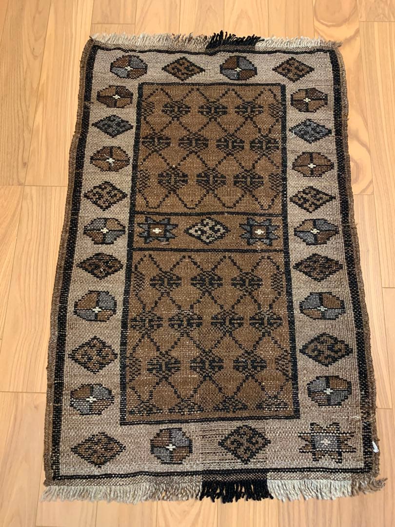 トルコ　ヴィンテージラグ　カルス　ヤストゥック　57×90cm　ギャッベ　トゥル