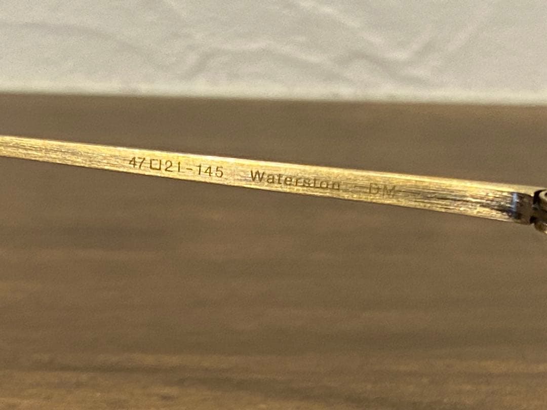 オリバーピープルズ　Waterston ラウンド グリーンレンズ