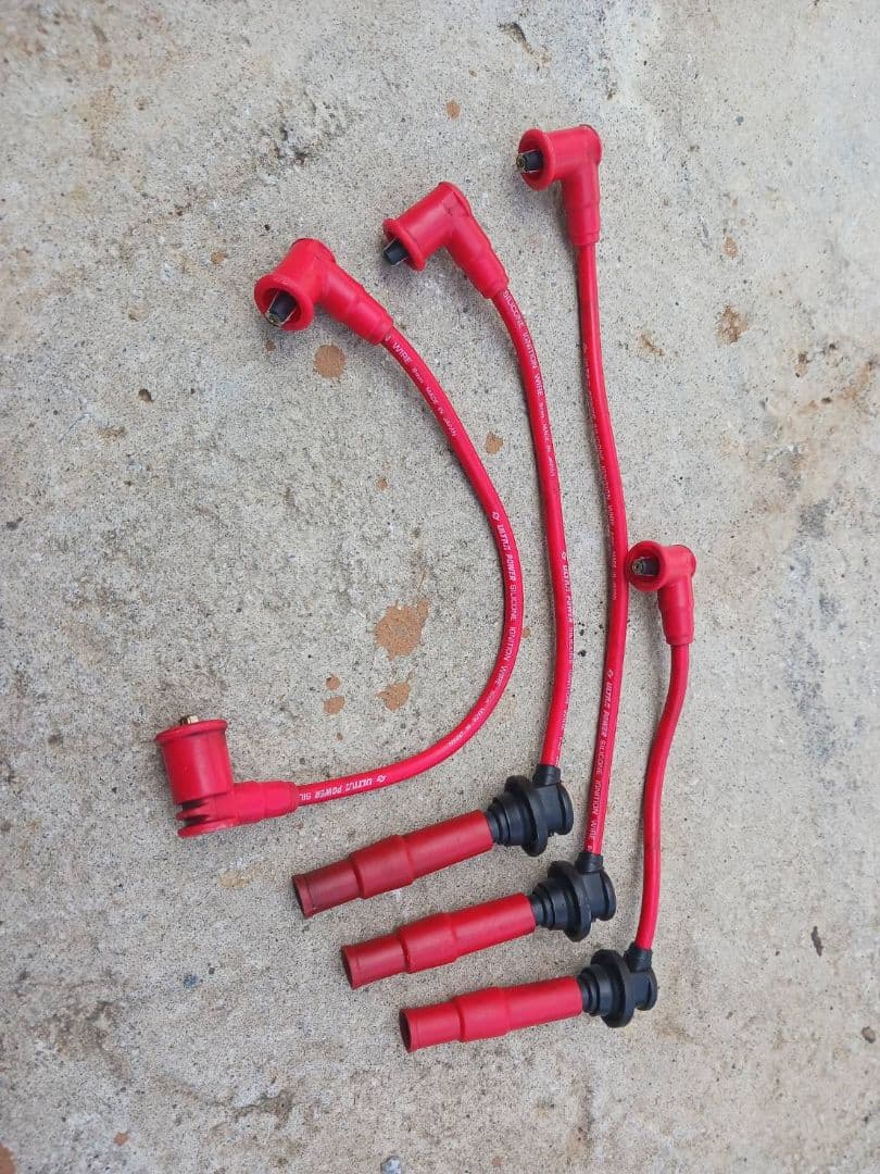 ジムニーja22　永井電子　ウルトラ　シリコンパワー　プラグコード